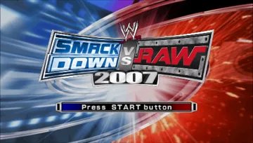 WWE SmackDown vs Raw 2007 (EU) screen shot title